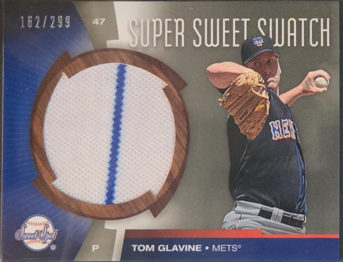 Tom Glavine #SW-GL Baseball Cards 2006 Upper Deck Sweet Spot Super Swatch