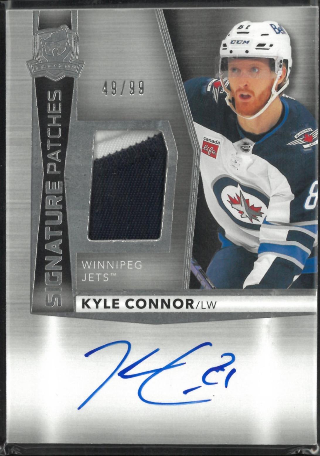 Kyle Connor #SP-KC 2024 Upper Deck The Cup Signature Patch Hockey