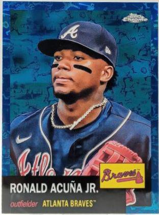Ronald Acuna Jr. [Toile White Blue] #250