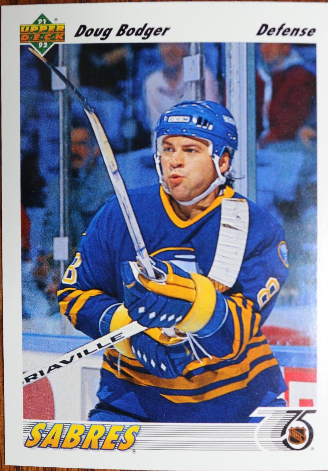 Doug Bodger #477 Hockey Cards 1991 Upper Deck