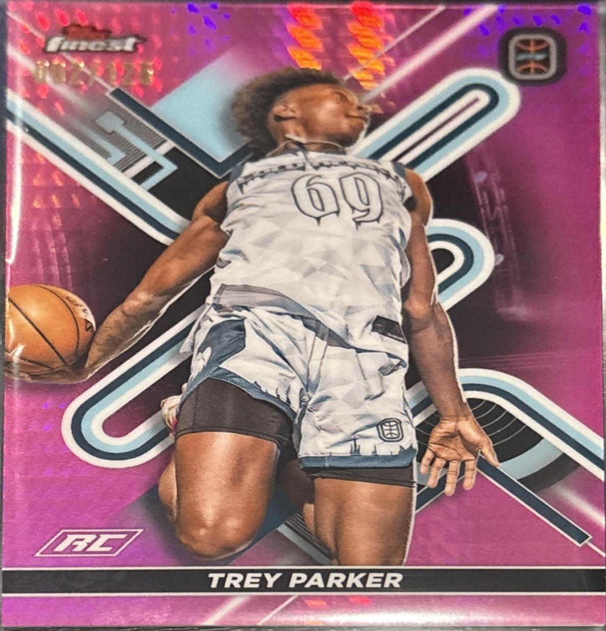 Trey Parker #85 2022 Topps Finest Overtime Elite Basketball