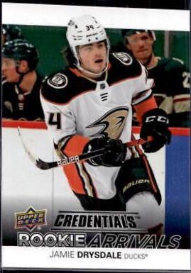 Jamie Drysdale #RA-17 Hockey Cards 2021 Upper Deck Credentials Rookie Arrivals
