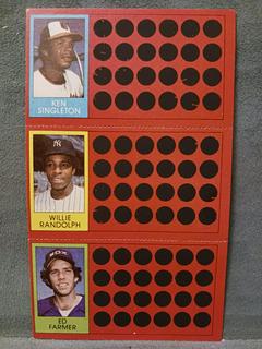 Ken Singleton, Willie Randolph, Ed Farmer #17, 36, 54