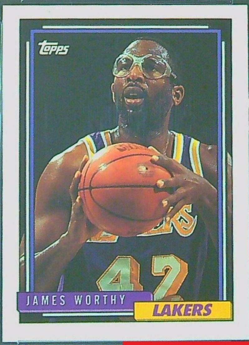 James Worthy #255 Basketball Cards 1992 Topps