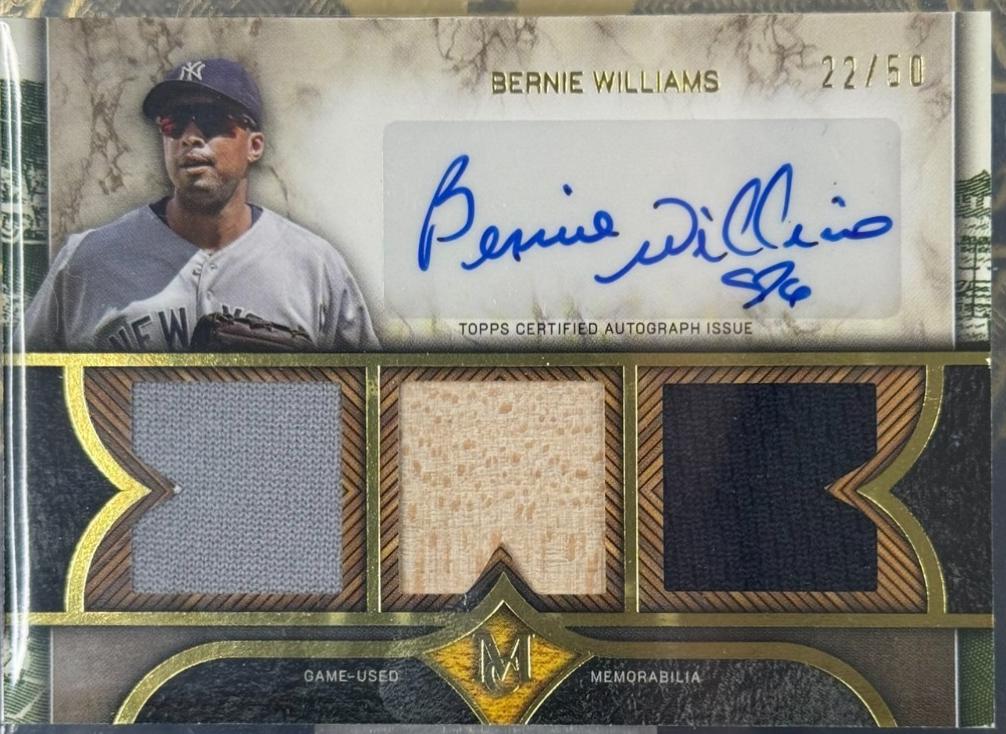 Bernie Williams [Gold] #SPTRA-BW
