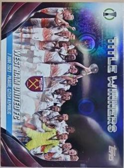 West Ham United FC #90 2023 Topps UEFA Club