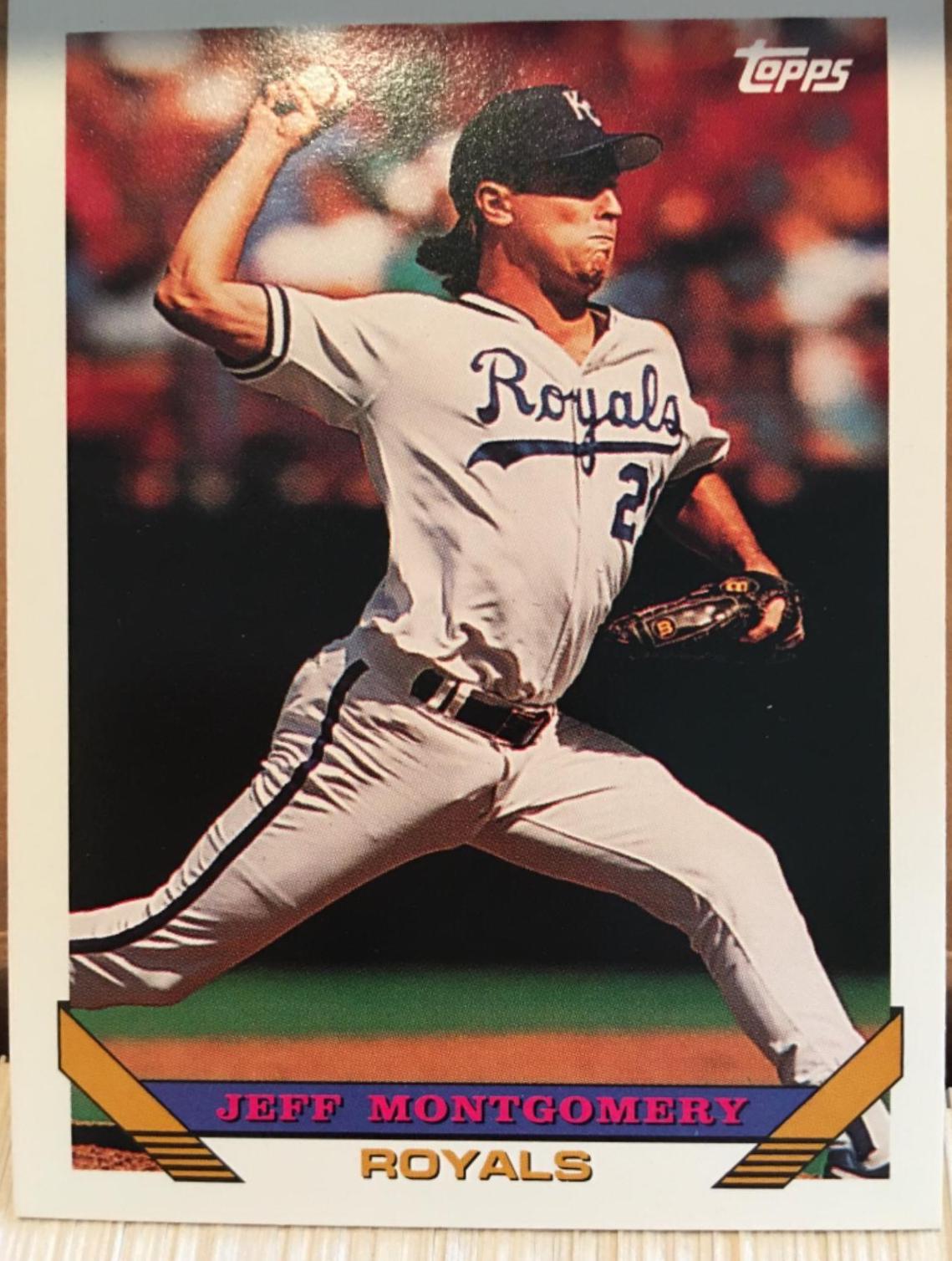 Jeff Montgomery #130 Baseball Cards 1993 Topps