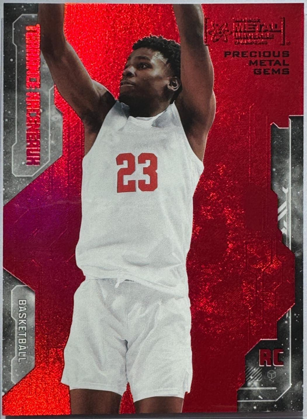 Terrance Arceneaux [Red Precious Metal Gems] #87