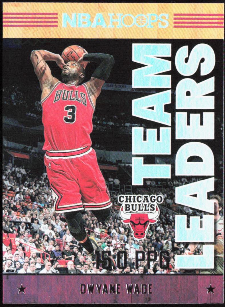 Dwyane Wade #12 Basketball Cards 2017 Panini Hoops Team Leaders