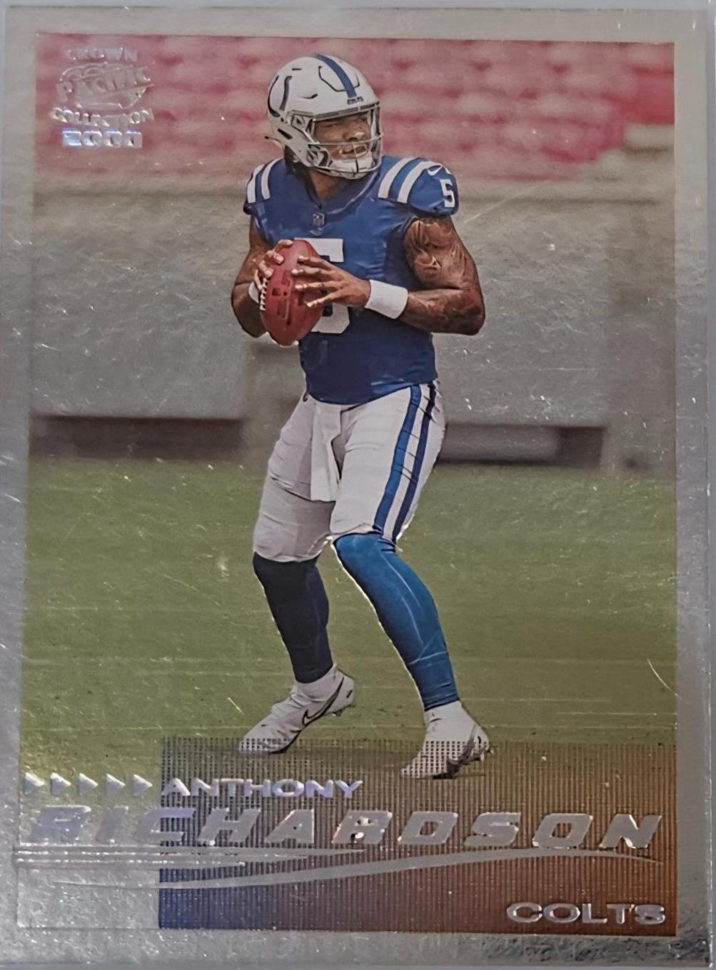 Anthony Richardson #3 Football Cards 2023 Panini Zenith Pacific Revolution