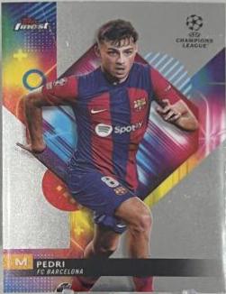 Pedri #36 2023 Topps Finest UEFA Club