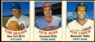 Pete Rose, Rod Carew, Tom Seaver