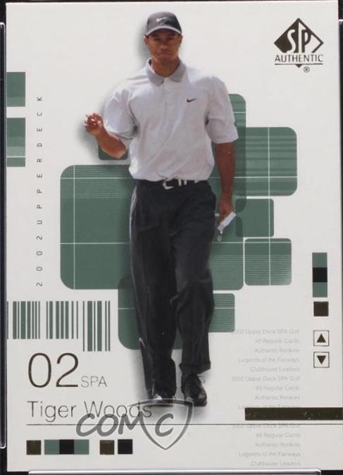 Tiger Woods #1SPA 2002 Sp Authentic Golf
