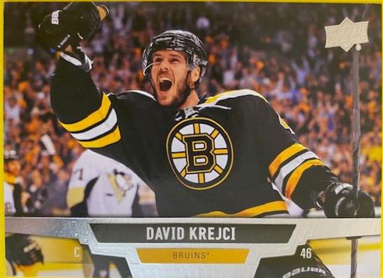 David Krejci #1 Hockey Cards 2013 Upper Deck
