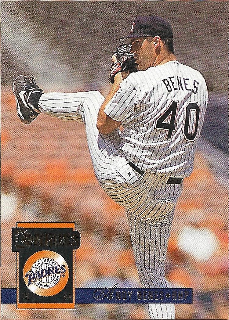 Andy Benes #332 Baseball Cards 1994 Donruss