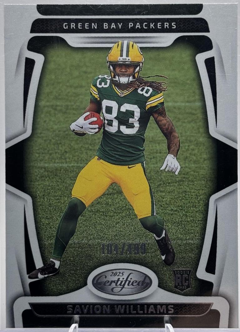 Savion Williams #176 2025 Panini Certified Football
