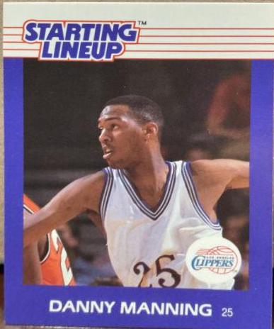 Danny Manning Basketball Cards 1988 Kenner Starting LineUp