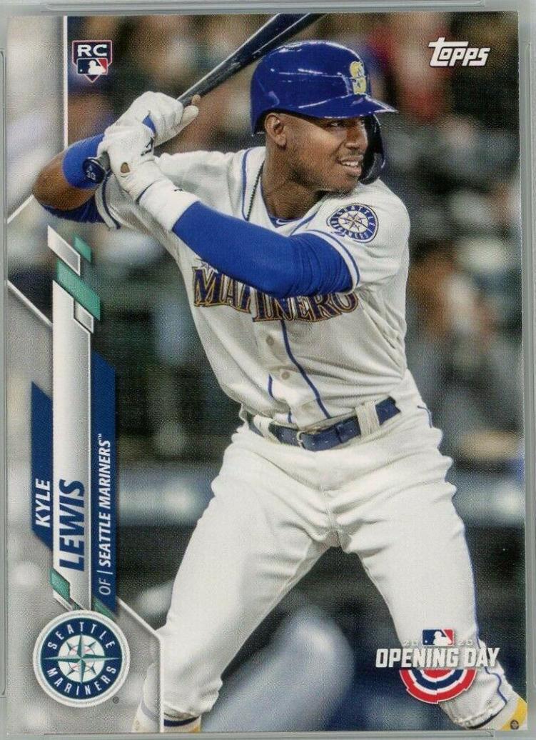 Kyle Lewis #17 Baseball Cards 2020 Topps Opening Day