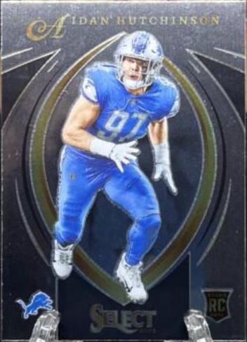 Aidan Hutchinson #SCR-11 Football Cards 2022 Panini Select Certified Rookies