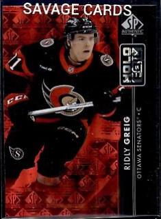 Ridly Greig #HF-50 Hockey Cards 2023 SP Authentic Holofoil