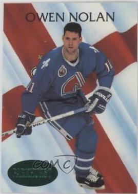 Owen Nolan Emerald Ice #145 Hockey Cards 1992 Parkhurst
