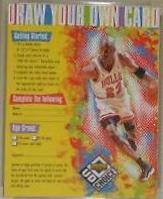 Michael Jordan Draw Own Card Entry Form Basketball Cards 1998 UD Choice