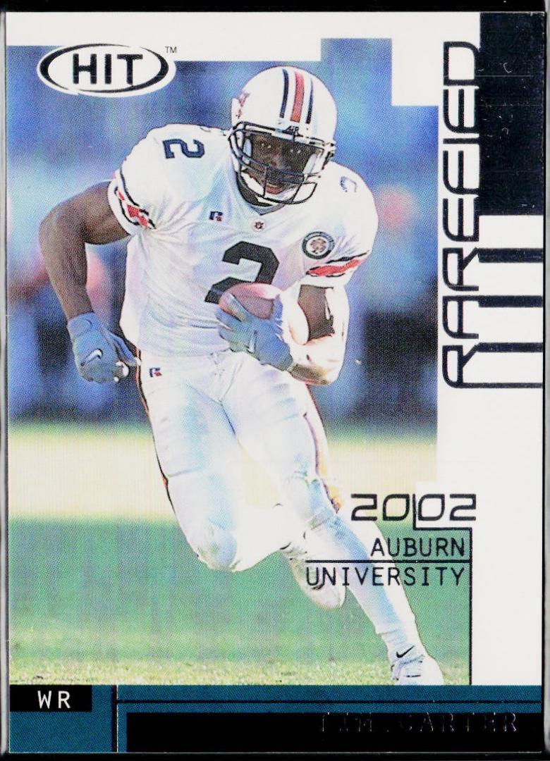 Tim Carter #R2 2002 Sage Hit Rarefied Football