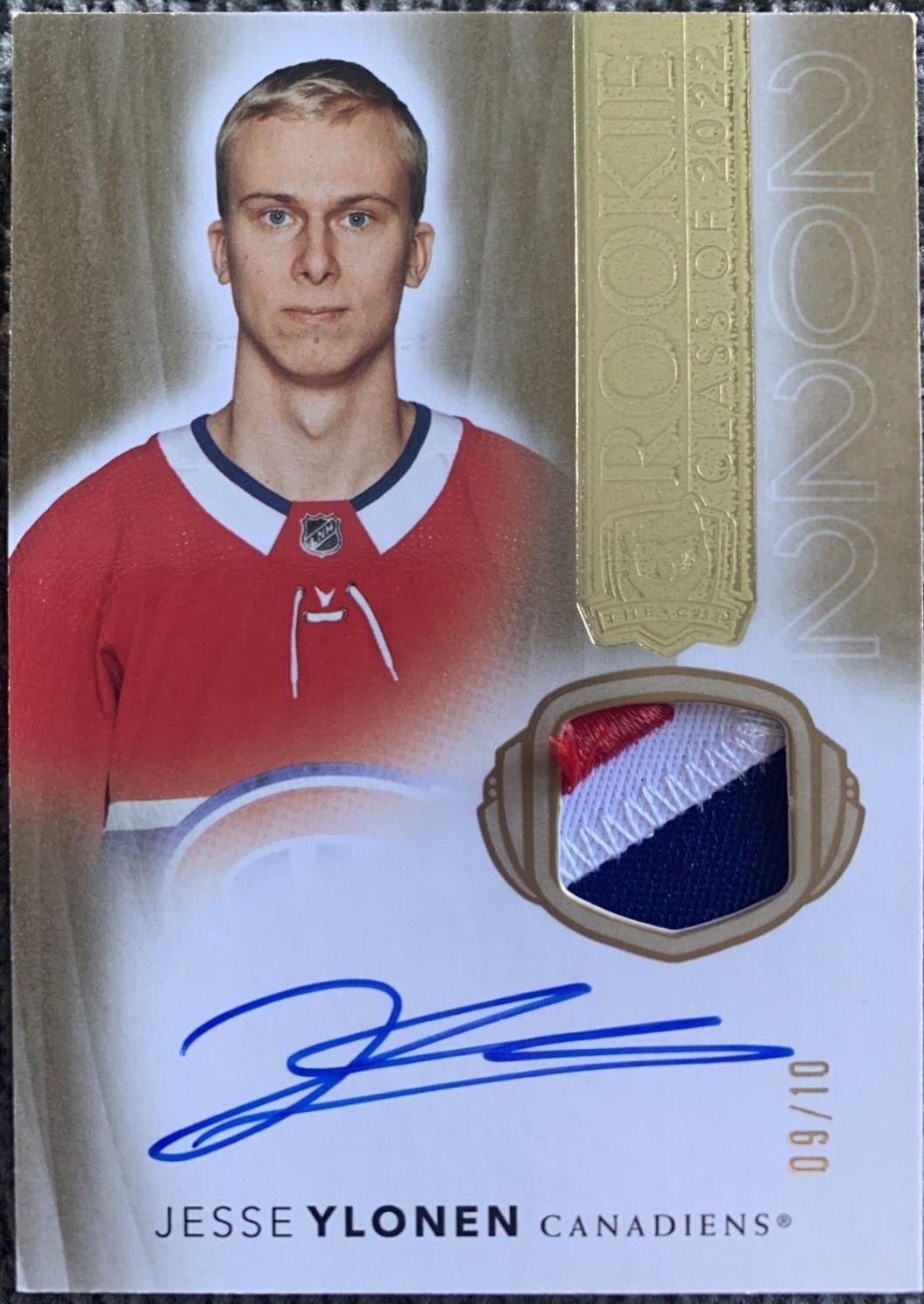 Jesse Ylonen [Gold Autograph Patch] #2022-JY