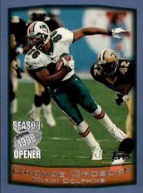 Oronde Gadsden #5 Football Cards 1999 Topps Season Opener
