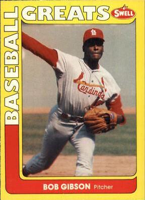 Bob Gibson #33 Baseball Cards 1991 Swell Greats