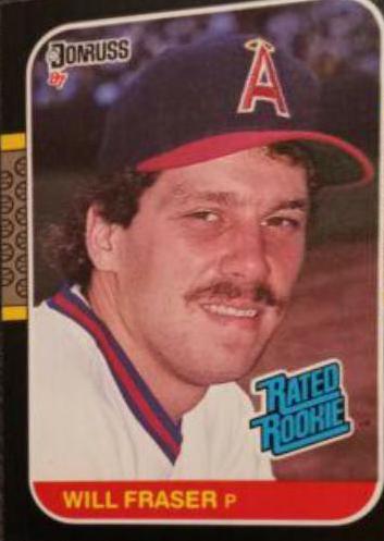 Will Fraser #40 Baseball Cards 1987 Donruss