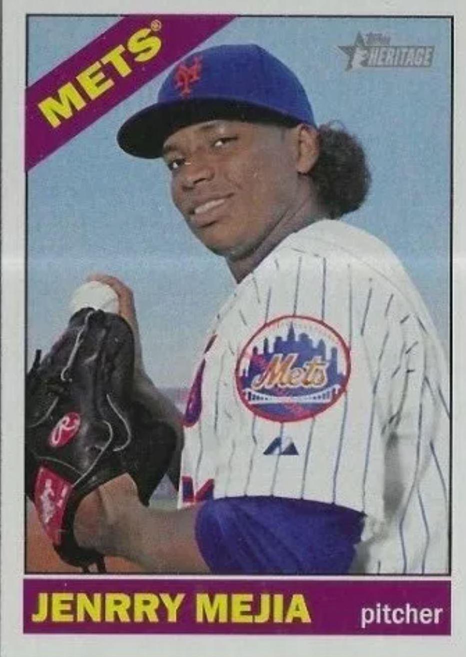 Jenrry Mejia #9 Baseball Cards 2015 Topps Heritage