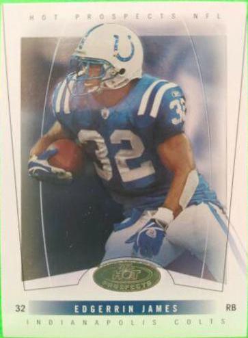 Edgerrin James #10 Football Cards 2004 Fleer Hot Prospects