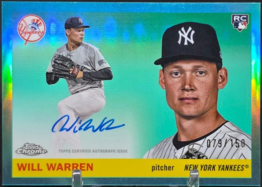 Will Warren [Aqua Refractor] #CPA-WWA Prices | 2025 Topps Chrome ...