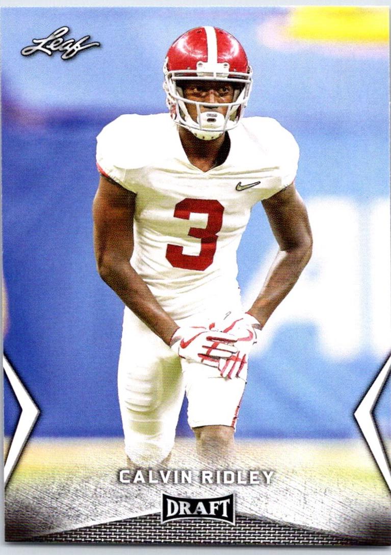 Calvin Ridley #10 Football Cards 2018 Leaf Draft