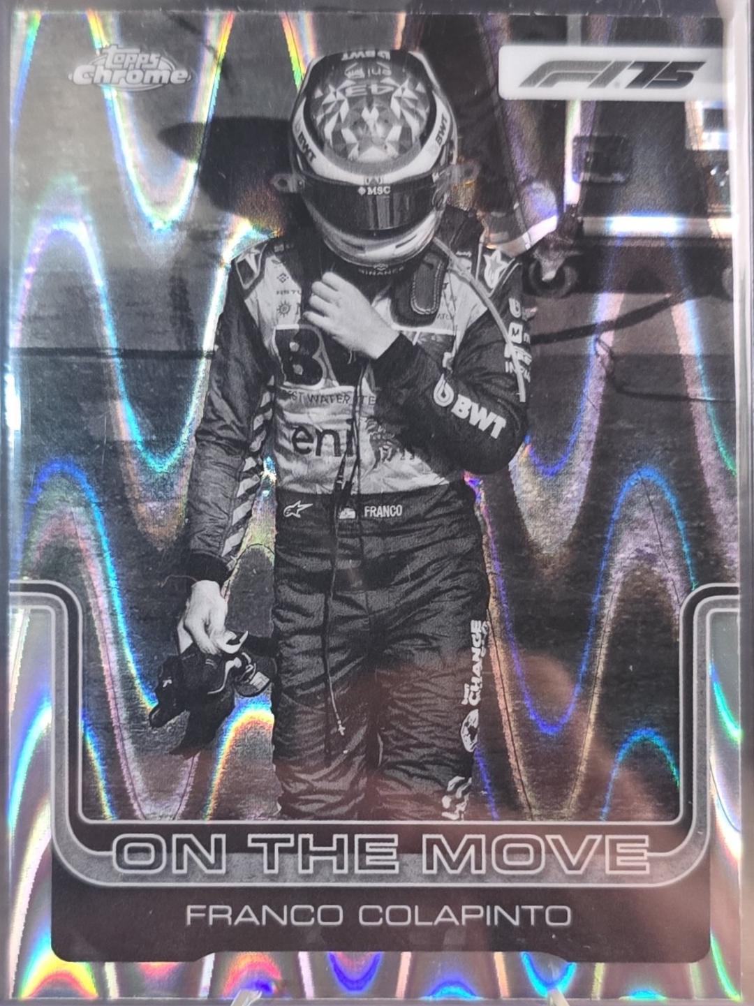Franco Colapinto [Black White RayWave Refractor] #187