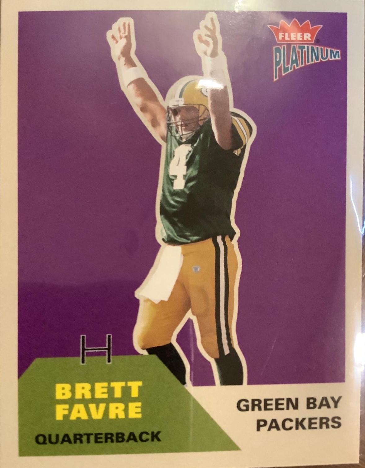 Brett Farve #48 2002 Fleer Platinum Football