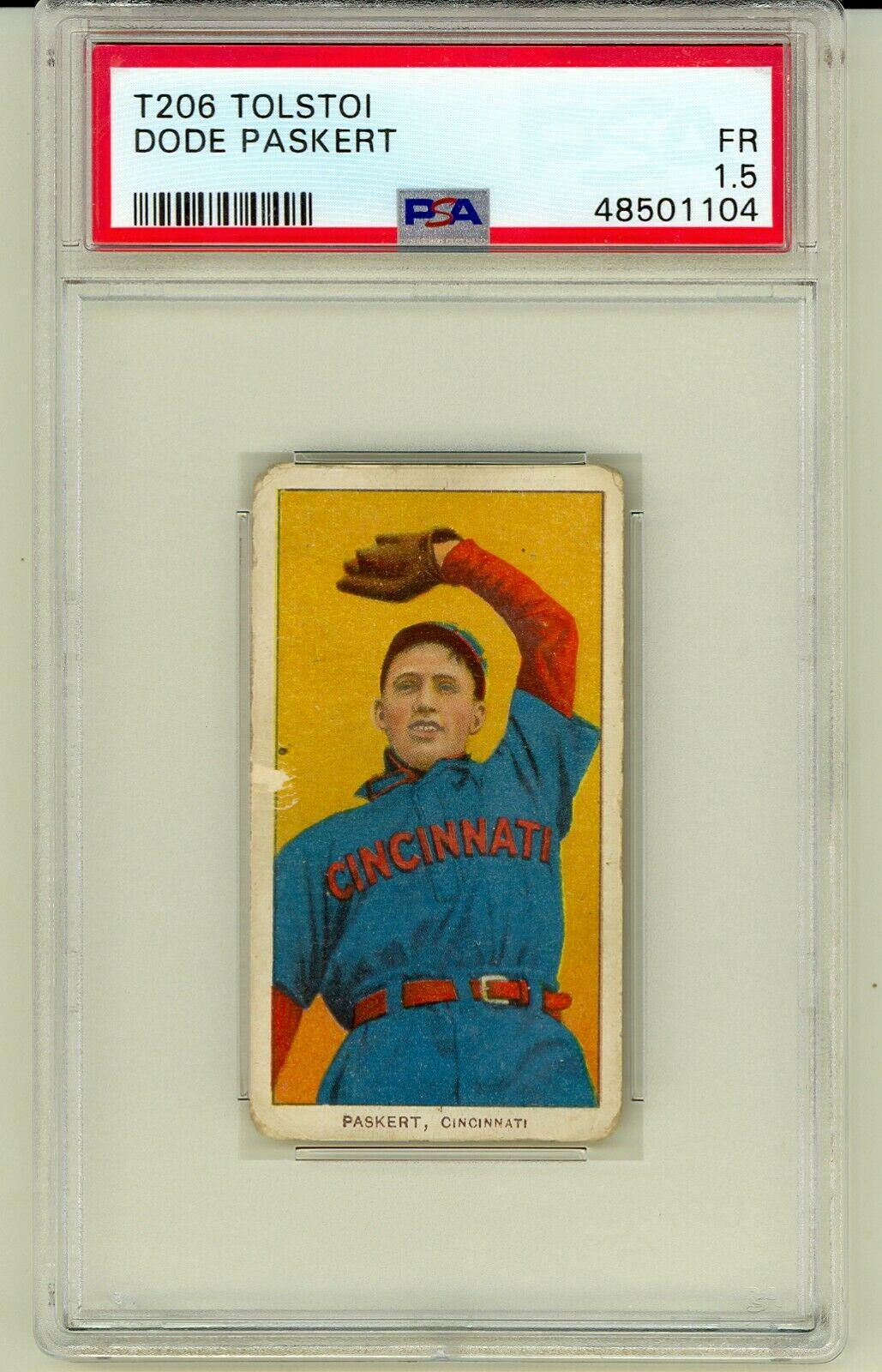Dode Paskert #NNO Baseball Cards 1909 T206 Tolstoi