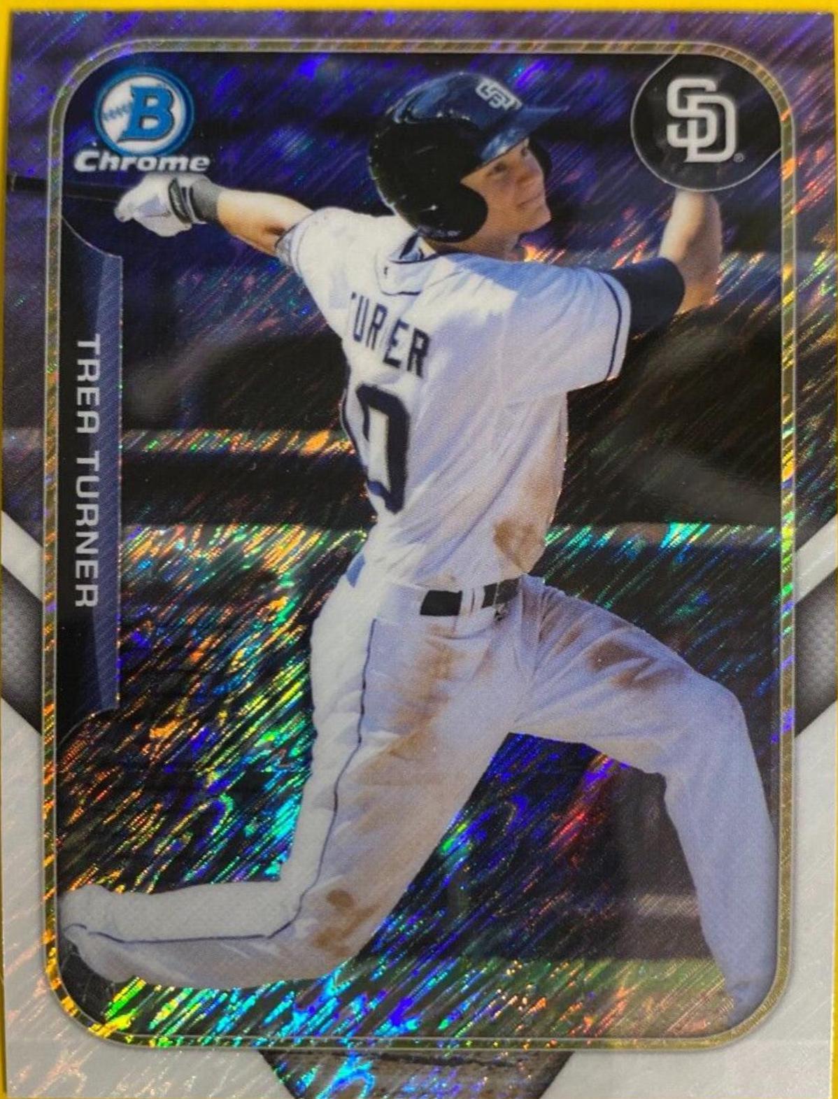 Trea Turner [Purple Shimmer Refractor] #TTU
