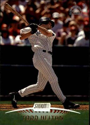 Todd Helton #56 Baseball Cards 1999 Stadium Club