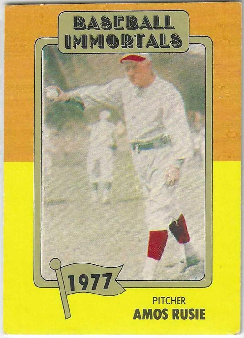 Amos Rusie #162 1980 Baseball Immortals