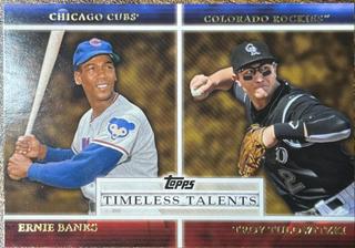 Ernie Banks & Troy Tulowitzki