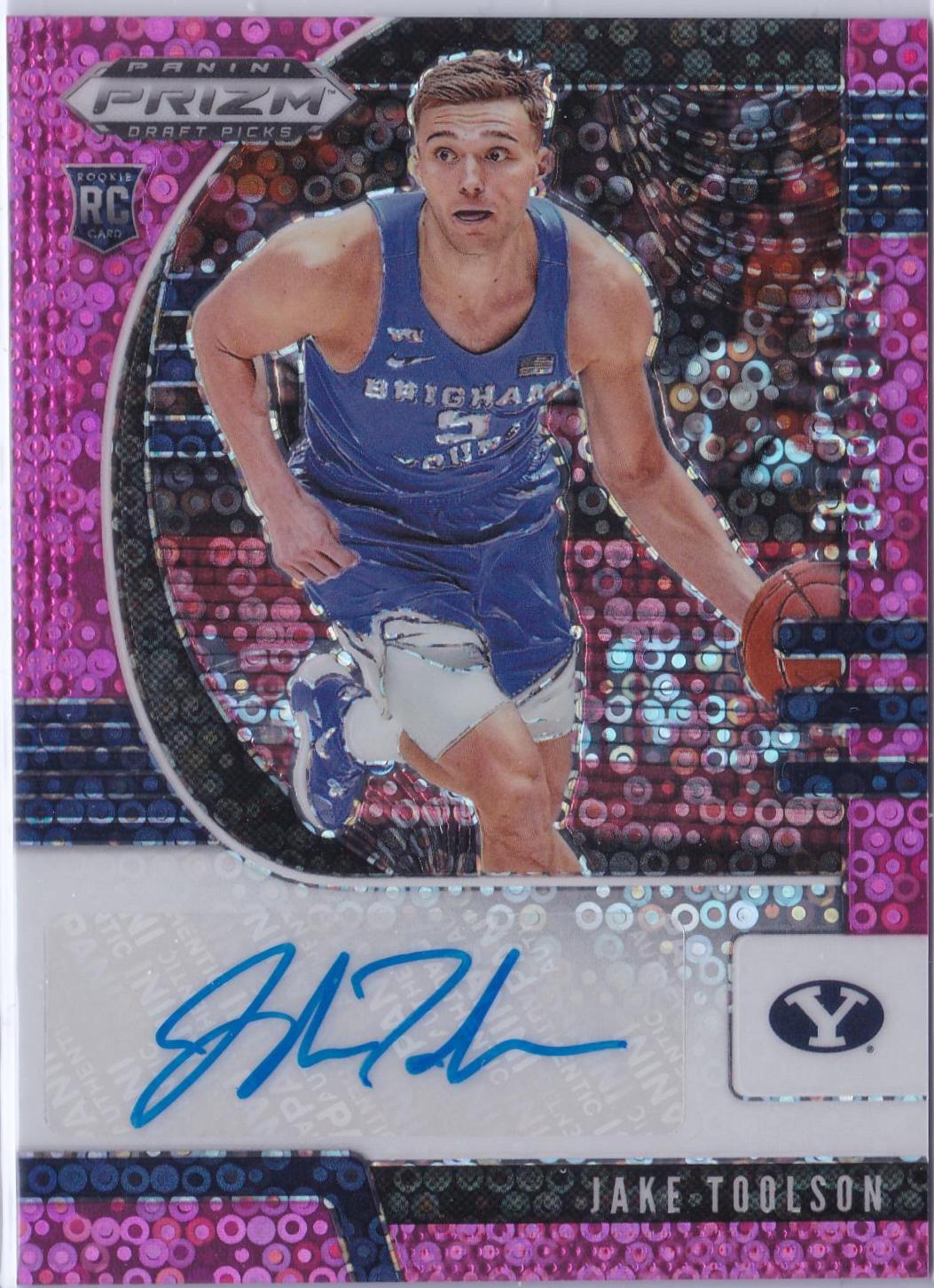 Jake Toolson [Fast Break Pink] #PA-JT Prices | 2020 Panini Prizm Draft ...
