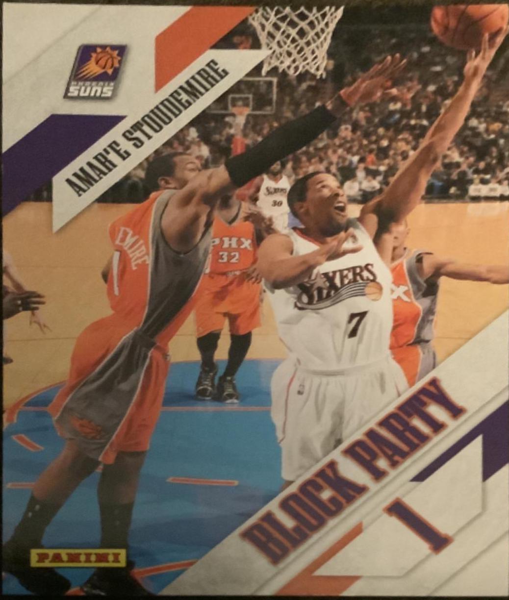 Amar'e Stoudemire #9 Basketball Cards 2009 Panini Block Party