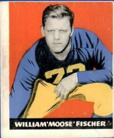 Bill Fischer #7 Football Cards 1948 Leaf