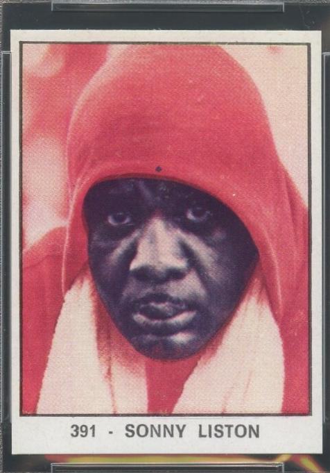 Sonny Liston #391 Boxing Cards 1966 Panini