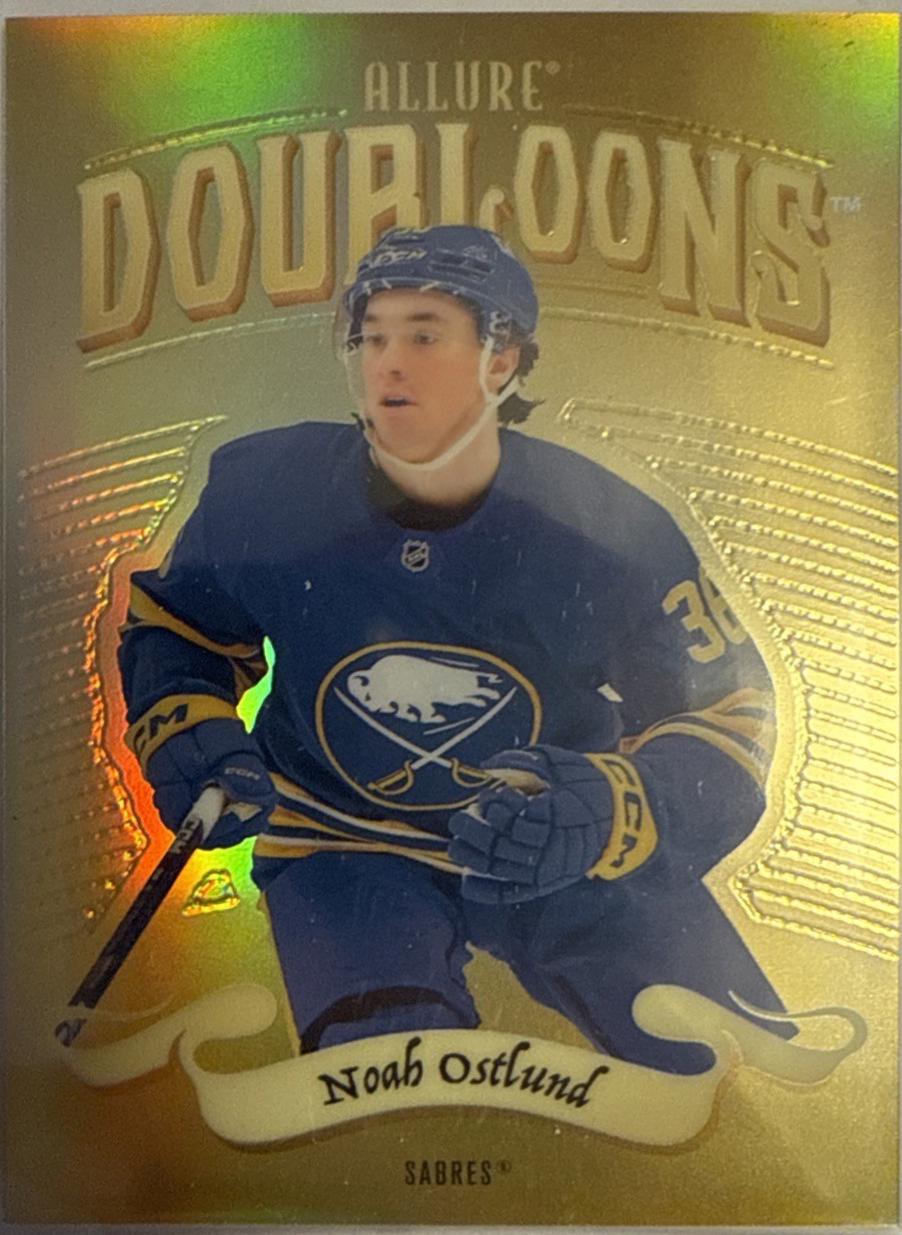 Noah Ostlund #DB-28 2025-26 Upper Deck Allure Hockey Doubloons