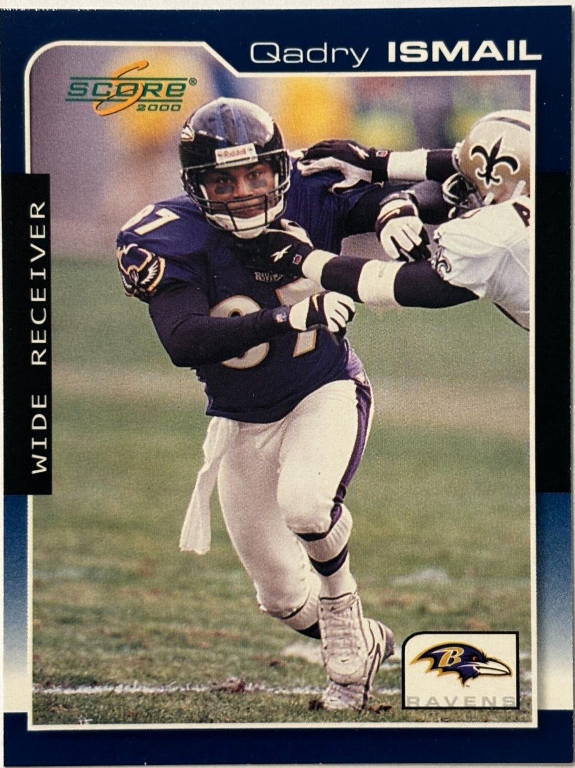 Qadry Ismail #15 Football Cards 2000 Panini Score