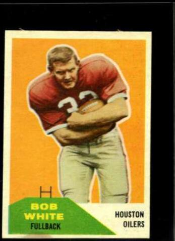 Bob White #4 Football Cards 1960 Fleer