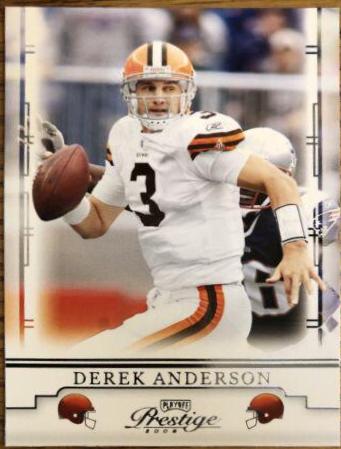 Derek Anderson #23 Football Cards 2008 Playoff Prestige